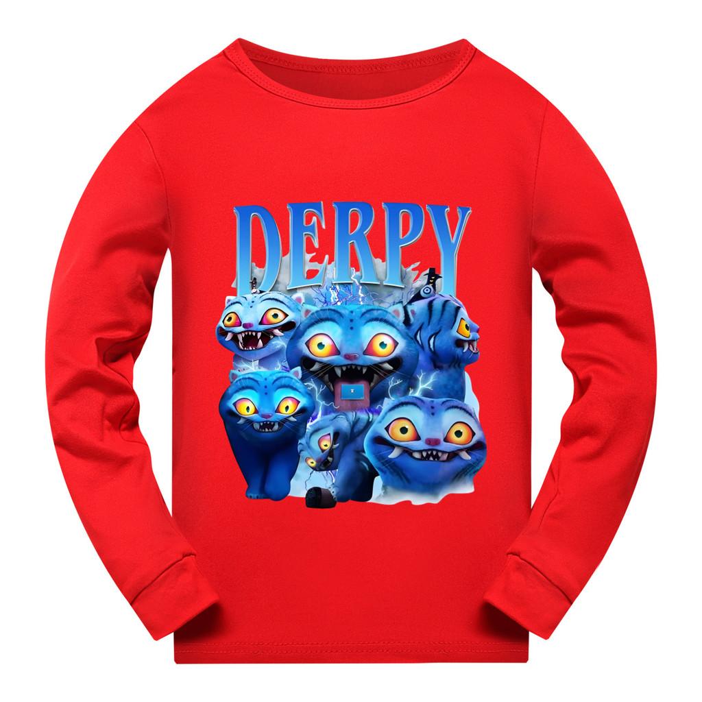 4874 Kids Girls Derpy Rumi Zoey Mira Super Star Print Long Sleeves T-Shirt