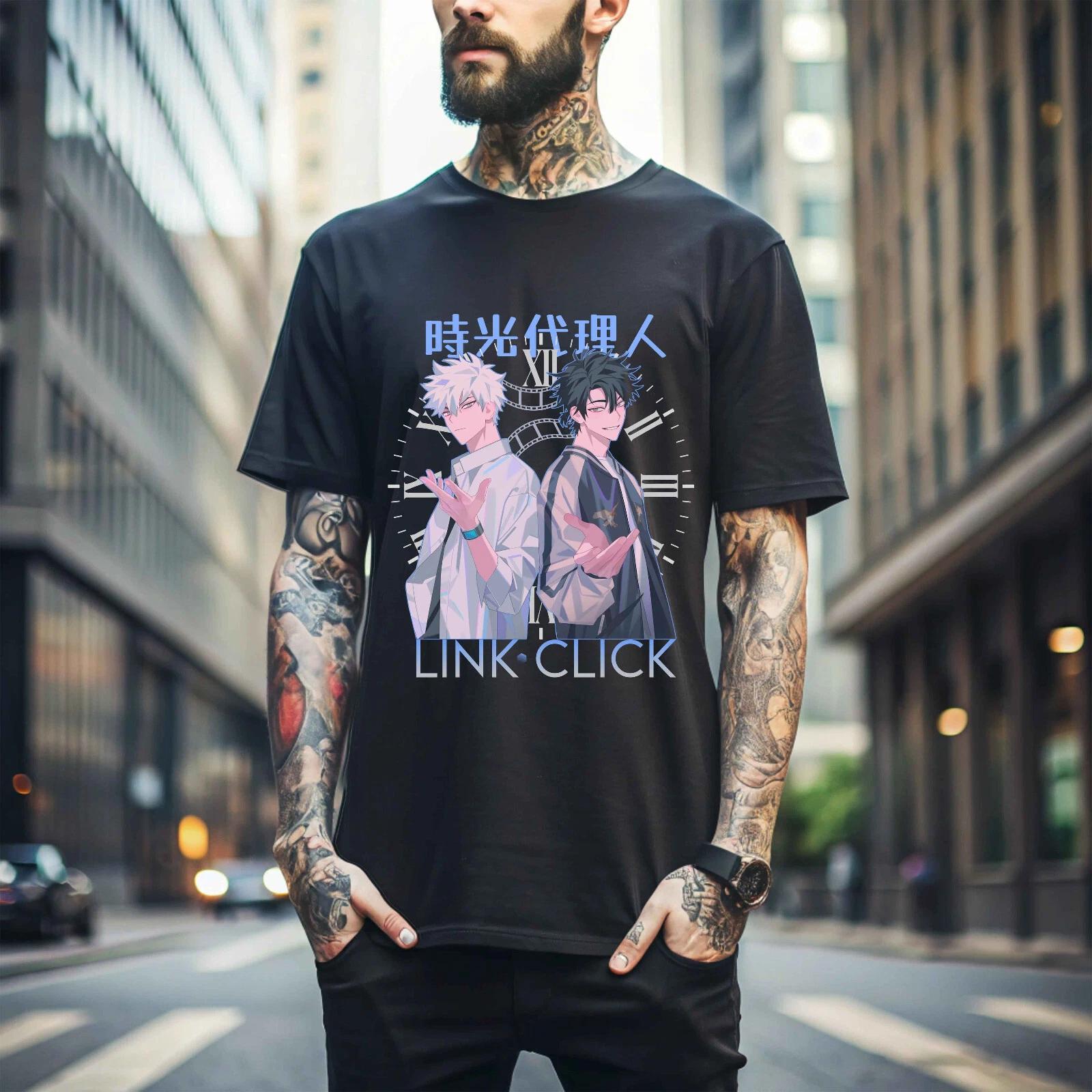 MENS WOMENS Link Click Shiguang Daili Ren Cheng Xiaoshi Lu Guang Short Sleeve T-Shirt 337 M