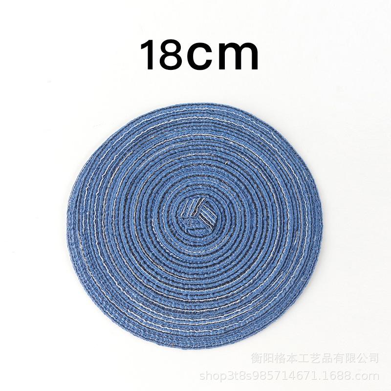 

Nordic Western Food Mat Creative Table Mat Household Japanese Plate Mat Bowl Mat Thermal Insulation Mat Household Ironing Mat L