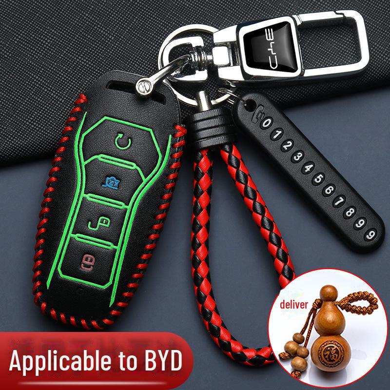 BYD Key Cover: Song Plus, Champion Edition for Yuan Pro, Qin L, Song MAX, Tang, Han DMI - Fits 24 Models