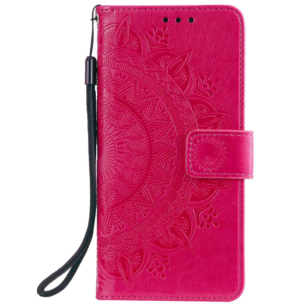 For Xiaomi Redmi 13 5G/4G Phone Case Imprinted Totem PU Leather Wallet Cover with Stand