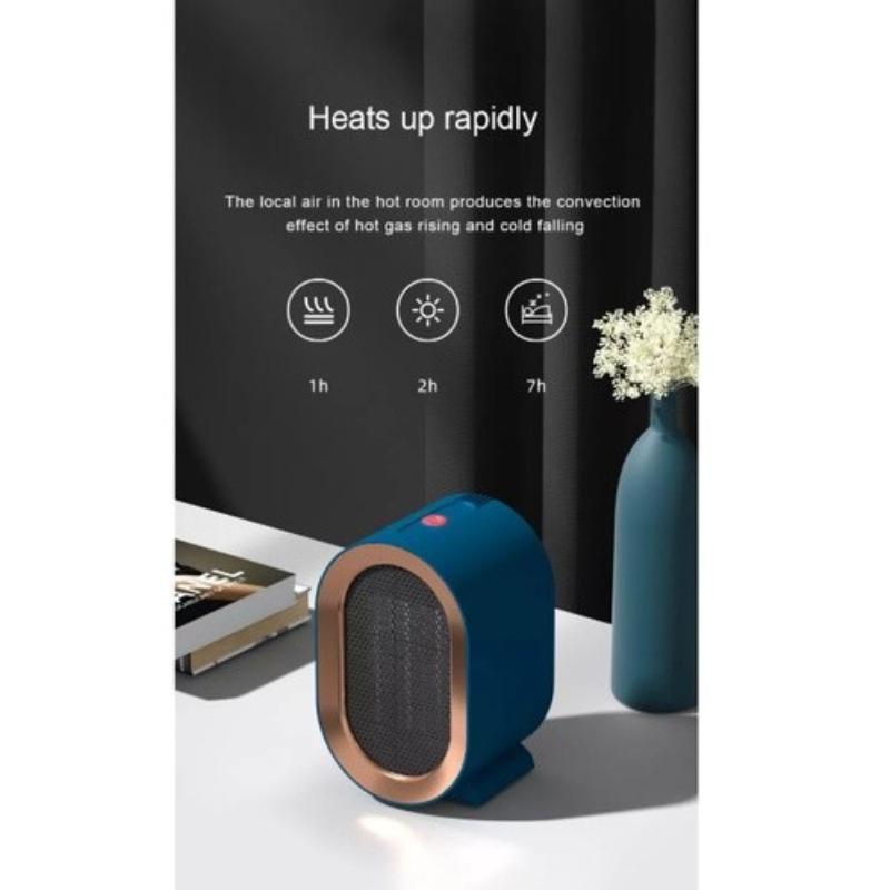 1200W Electric Heater Low Noise Air Circulation Hot Air Blower Ceramic Heating Machine for Home Office