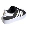 adidas Womens Superstar Bold 'Core Black' (women's sizes) Core Black / Cloud White / Gold Metallic Skate Shoes FV3335
