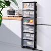 JEKO&JEKO 6-Tier Rolling Kitchen Storage Cart