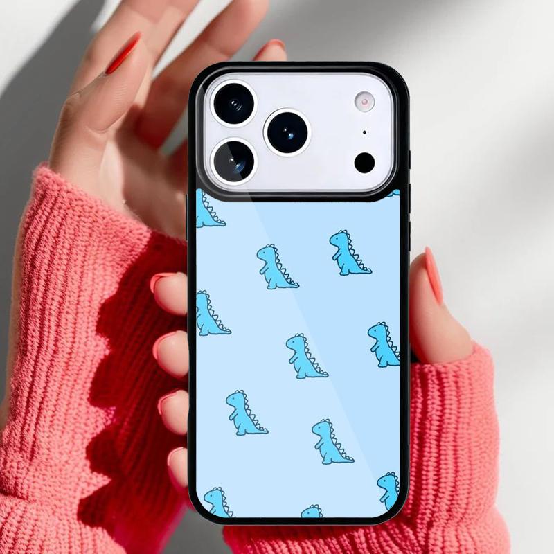 Animal Dinosaur Fun Dino soft Phone Case for iPhone 17 16 15 14 13 Pro Max Back Cover for 12 11 Pro Coque