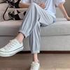 Ice Silk Women's Quick-Dry Sports Pants - Summer 2026, Lightweight, Nine-Point Lantern Style