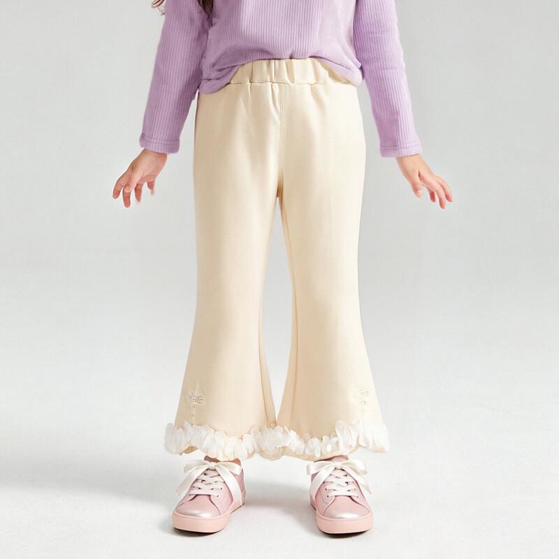 DEESHA Girls Spring/Autumn Lace Knit Flare Pants 120