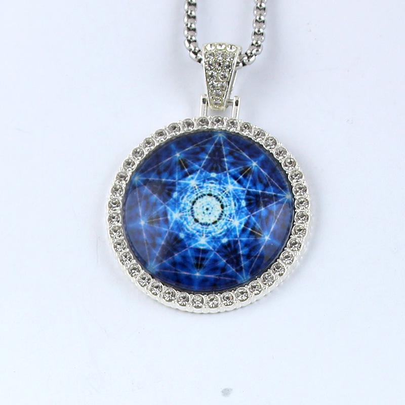 2022 European & American Trendy Titanium Steel Diamond Necklace for Women - Light Luxury Sweater Chain