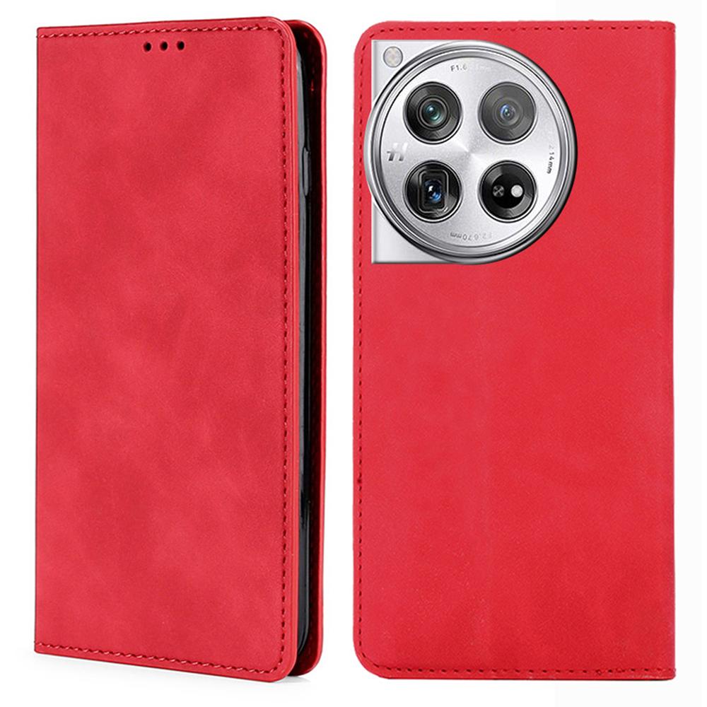 PU Leather Shell for OnePlus 12 5G Phone Case Stand Card Slots Cell Phone Cover