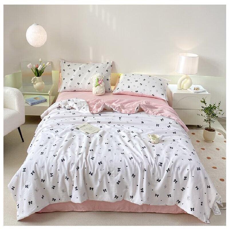 Xiaoyueya Fresh Bowknot Washable Summer Quilt