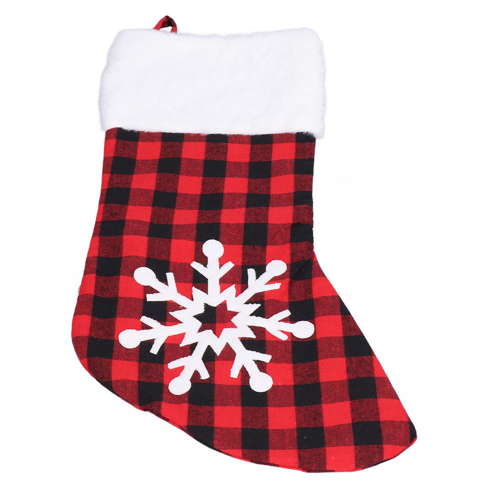 

Christmas Stocking Gift Bags Cute Decals Large Capacity Exquisite Workmanship Brighter Color Large Christmas Stocking Type 1