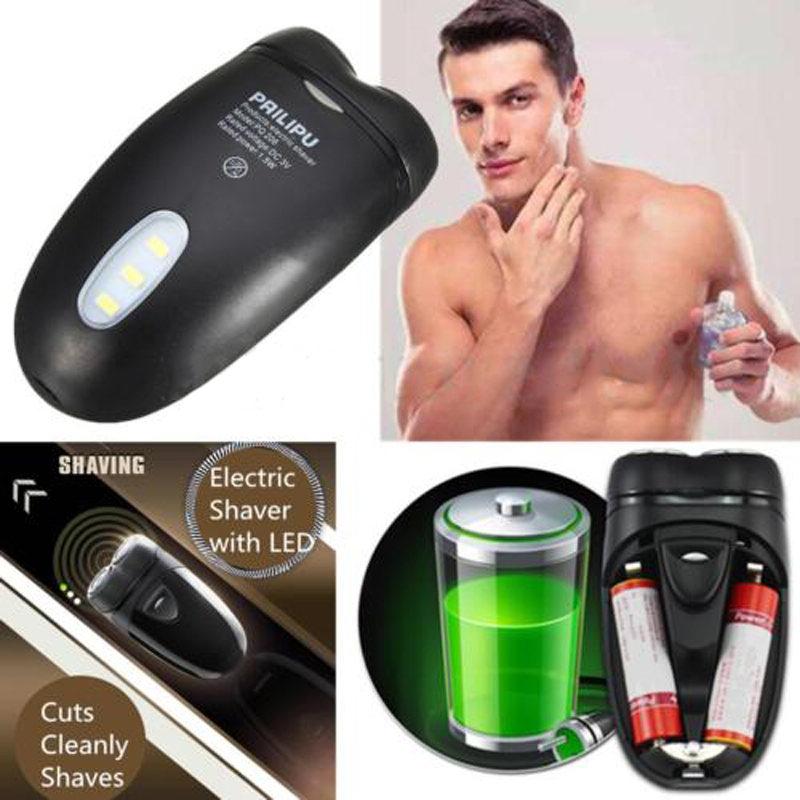 Professional Mens Cordless Electric Shaver Razor Beard Hair Clipper Black
