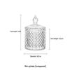 Crystal Glass Candy Jar Set