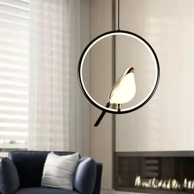 Lampy wiszące LED Magpie Bird Wewnętrzne Żyrandole LED Do Sypialni Przy Łóżku Pokoju Dziennego Stół Jadalny Lustre Lampy Wiszące