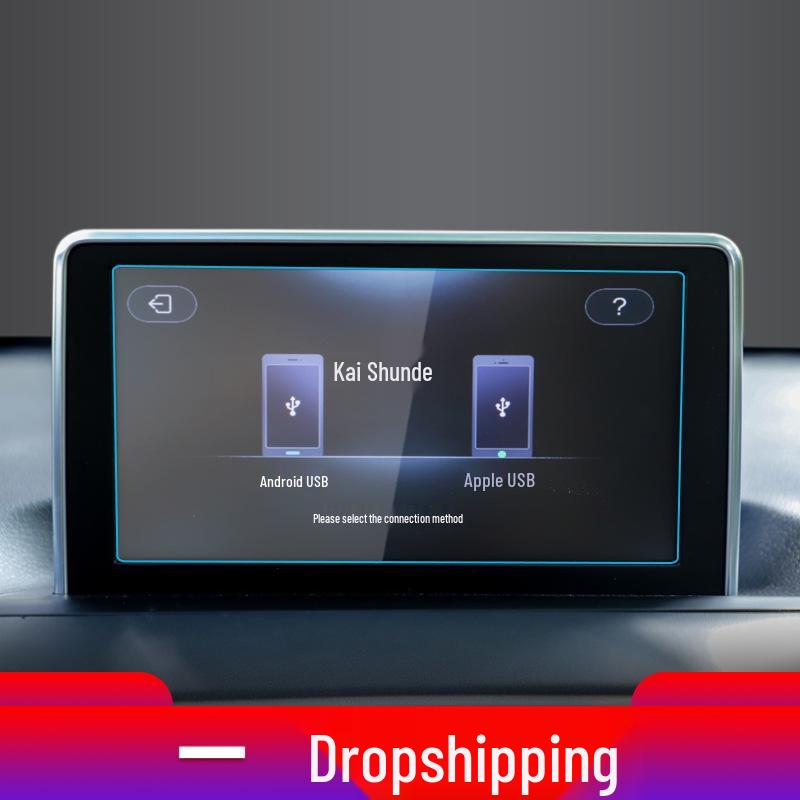 Tempered Film for 25 JAC Refine iEV7S Models: S4 Console, E3 Instrument, 6E Screen, 6S Interior