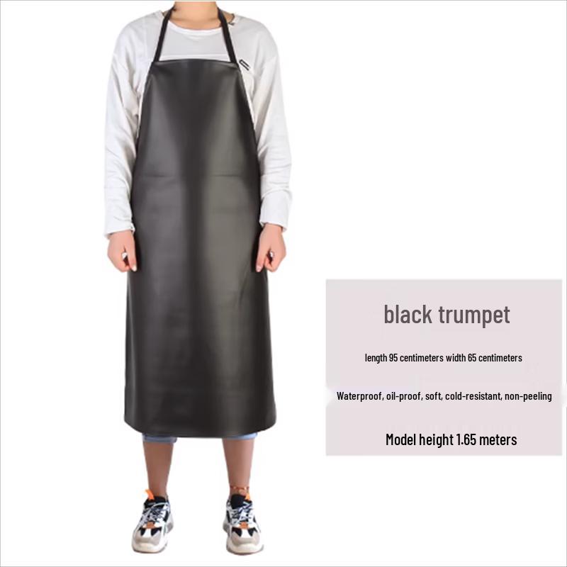 Waterproof PU Leather Kitchen & BBQ Apron