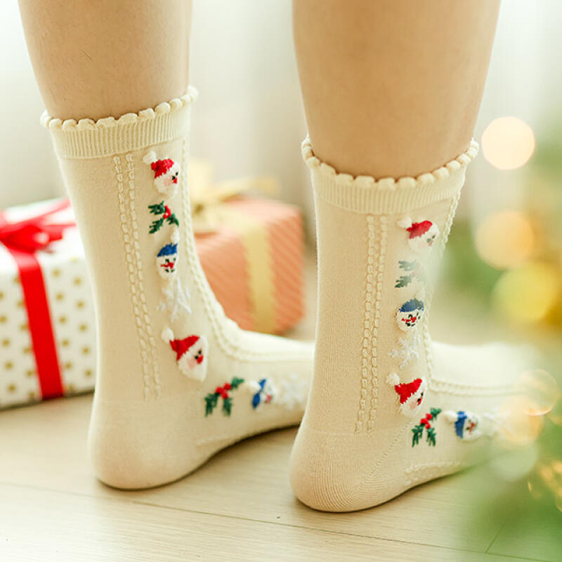 Santa Day Christmas Socks Red
