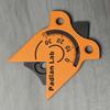 Yellow/Orange Radius Measuring Tool with Scale Measuring Instrument Corner Radius Measuring Tool Portable