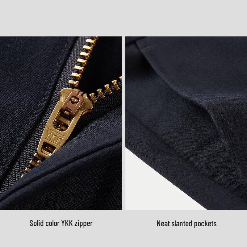 HLA Men's Classic Solid Casual Business Pants