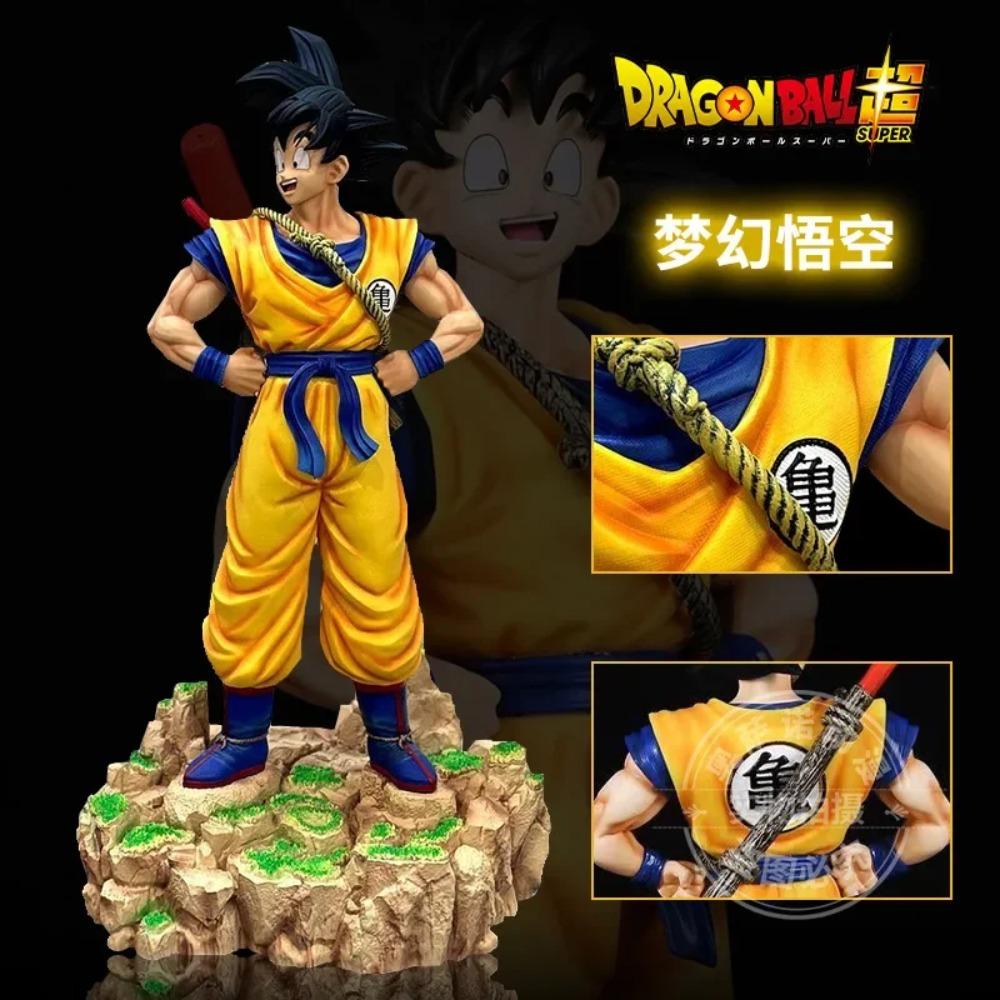 Dragon Ball Z Goku Traum Salto Wolke Super Saiyan Stehende Sammelfiguren Statue Anime Peripheres Modell Ornamente Spielzeug