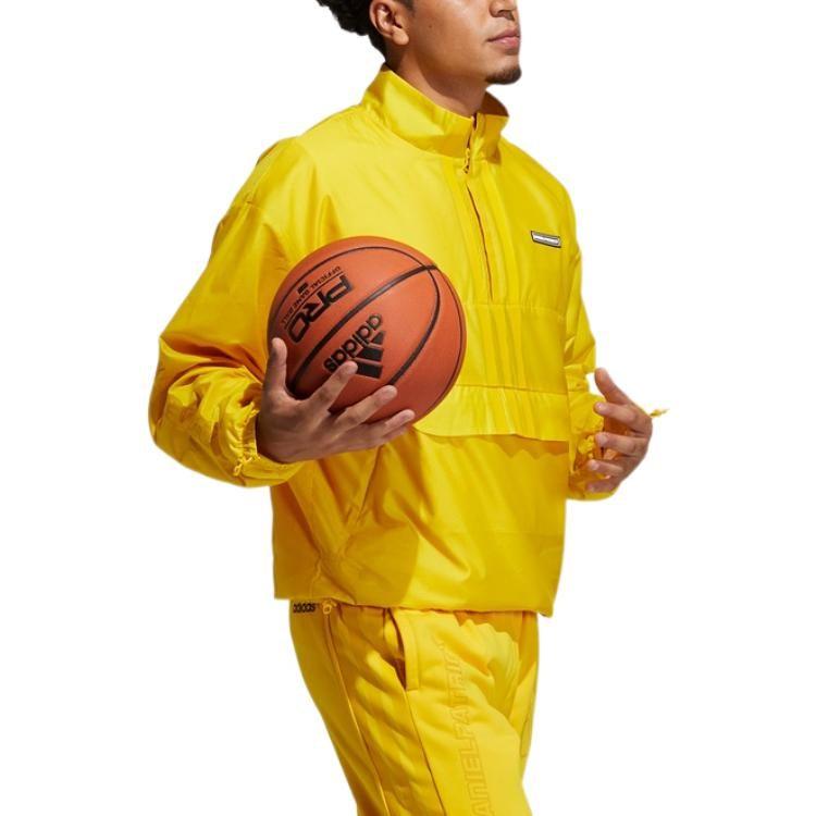 Adidas X DANIELPATRICK Jackets Men's Yellow Stand Collar Moderate Other GK8644