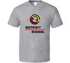 Detroit Diesel Coche Automóvil Camión Motocicleta Piezas de Automóvil Camiseta Unisex Estilo Fresco Desgastado