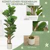 150cm Artificial Fiddle Leaf Fig Tree - Green