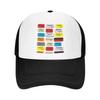 Personalized Anesthesia Medication Labels Trucker Hat Women Men Adjustable Unisex Medical Nurse Baseball Cap Summer Dad Hat