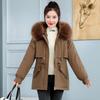 Jacke Damen Kurz, Winter Neu Damen Daunen Baumwollgepolsterte Kleidung Damenbekleidung Winter