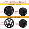 Gloss Black Car Hood Front Grill Emblem Tail Trunk Logo Cover Decoration For Volkswagen VW Transporter T5 T6 2010-2020 Years
