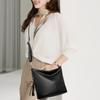 Soft leather fringed shoulder bag Crossbody tote women's bag
