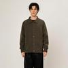 Calvin Klein Solid Color Polo Neck Comfortable Knitted Long Sleeve Jacket Men Jackets Brown J326675-PBX