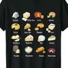 Men's Italian Cheese Printed T-shirt for Summer, Suitable for Both Men and Women