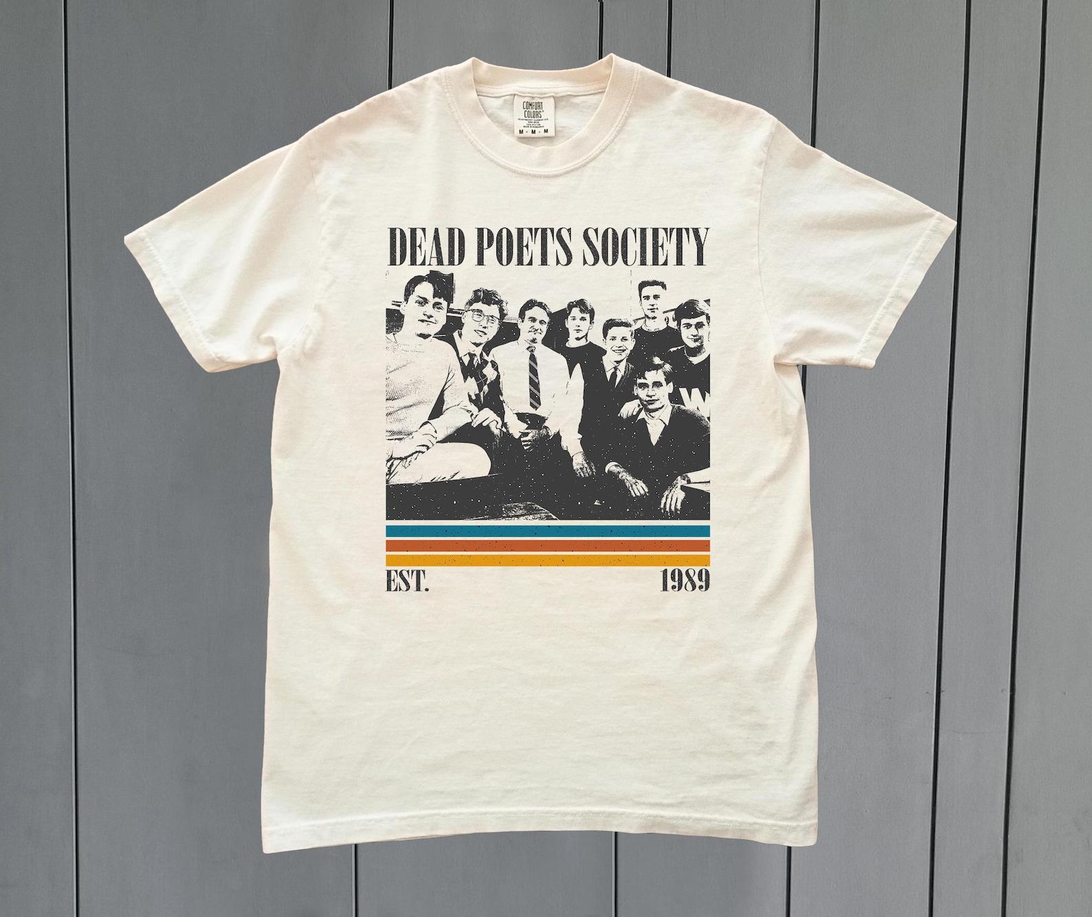 Футболка из фильма «Общество мертвых поэтов» - Ретро-футболка Comfort Colors 3XL