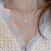 925 Sterling Silver Square Zircon Pendants Charms Necklaces For Women Vintage Luxury Jewelry Accessories Jewellery