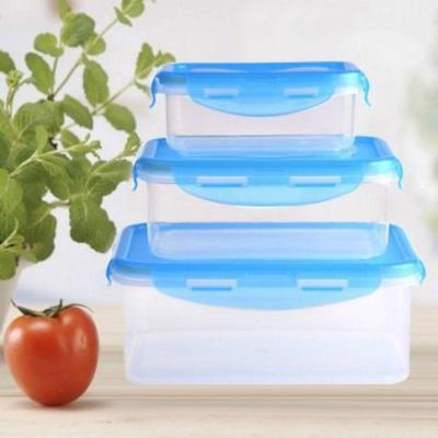 3 Stück/Los Küchenbehälter Soße Lebensmittelbox Frischobst Snacks Aufbewahrung Gesunde Plastikbox Lunchbox