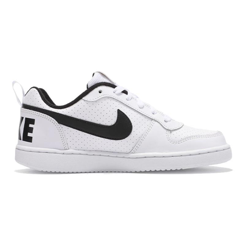 Nike Court Borough Low 'Summit White Black' GS Sneakers 839985-101