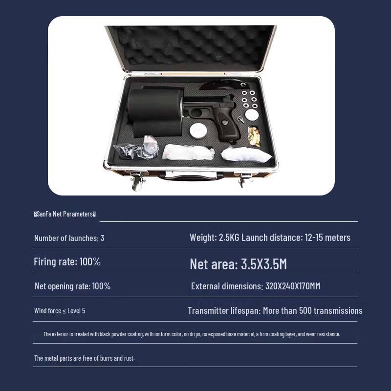 Anti-Riot Capture Net Gun