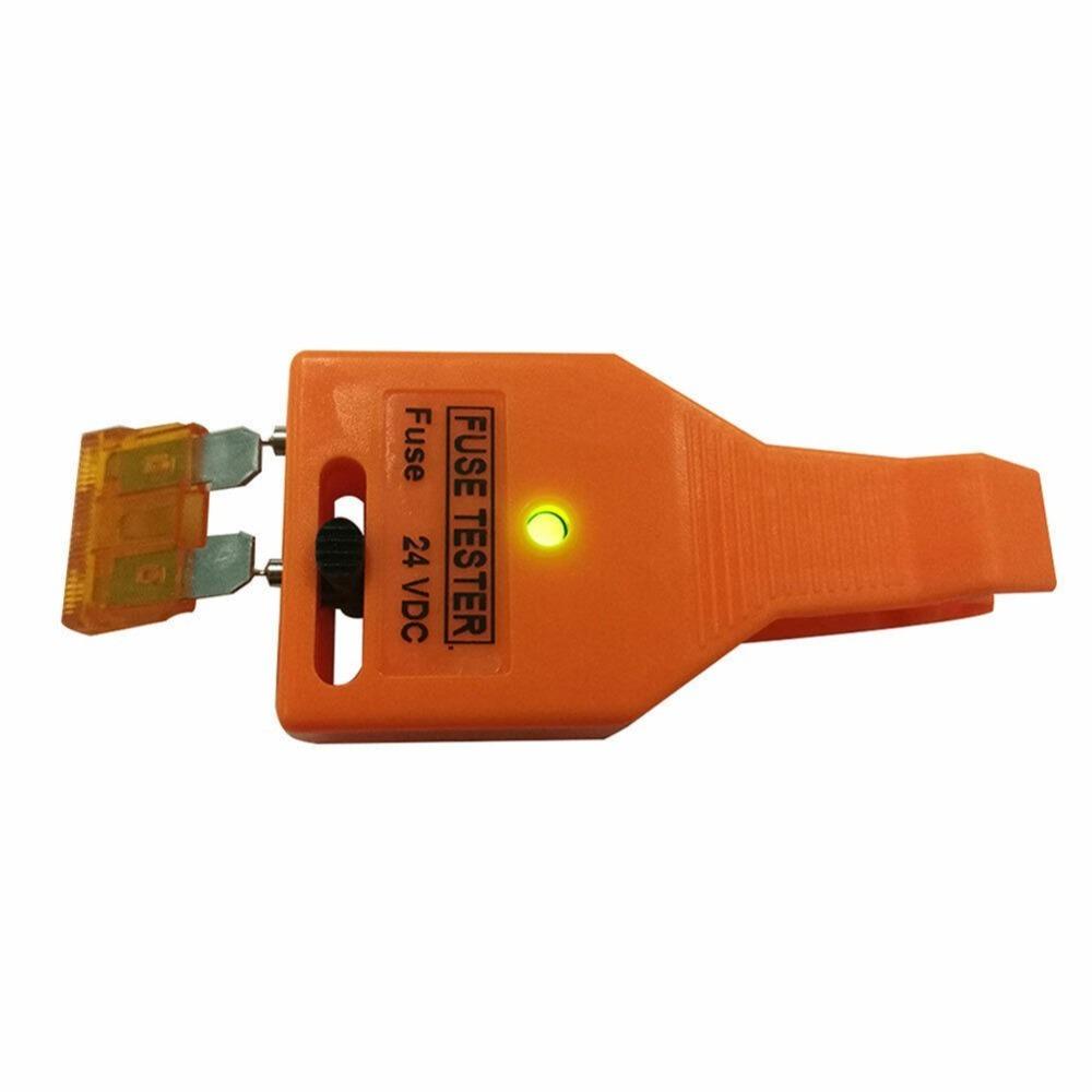 Fuse Tester DC 24V Automotive Tester Blade Puller Multi-Functional Car Checker Puller Removal Tool for Mini/Standard Blade