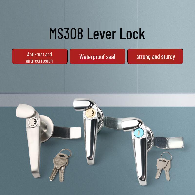 Rainproof Metal Handle Lock for Cabinets