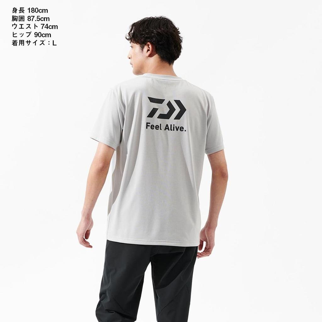 Short Sleeve Back Print White L [Daiwa] T-Shirt 25DE-8325