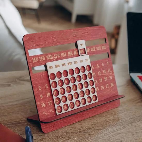 2025 Evighetskalender Tre Skrivebordskalender 12 Måneder Skrivebords Skyvekalender for Hjemmekontor Skoledekor