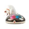 Electric Cat Toy Turntable Pet Interactive Kitten Catches Mouse Plush Toys Play Board Funny Cat Supplies Chats Scratching Board