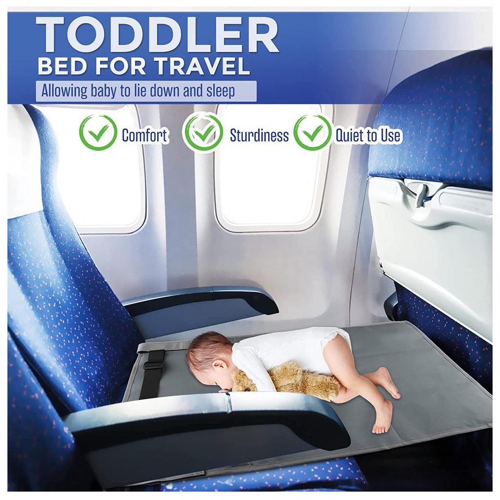 Poggiapiedi Pieghevole per Bambini per Aereo, Estensione Sedile - Accessorio da Viaggio Leggero
