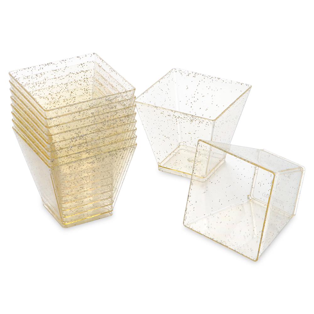 Kitchen Transparent Trapezoidal Container Bakeware Dessert Cup Disposable Cups Mousses Pastry Tools