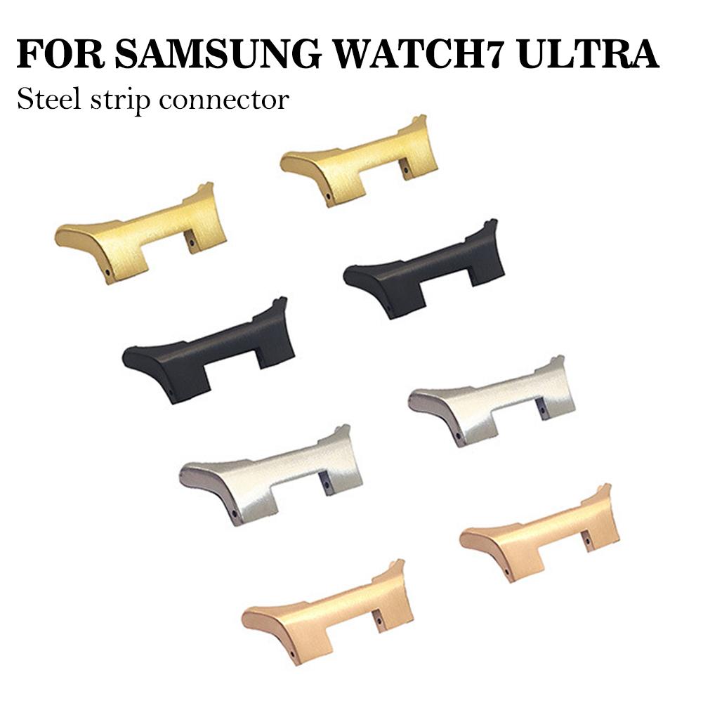 

Для Samsung Galaxy Watch 7 Ultra ремешок из нержавеющей стали адаптер адаптер нержавеющая сталь Conn Z6L1 black-For Samsung watch 7 ultra
