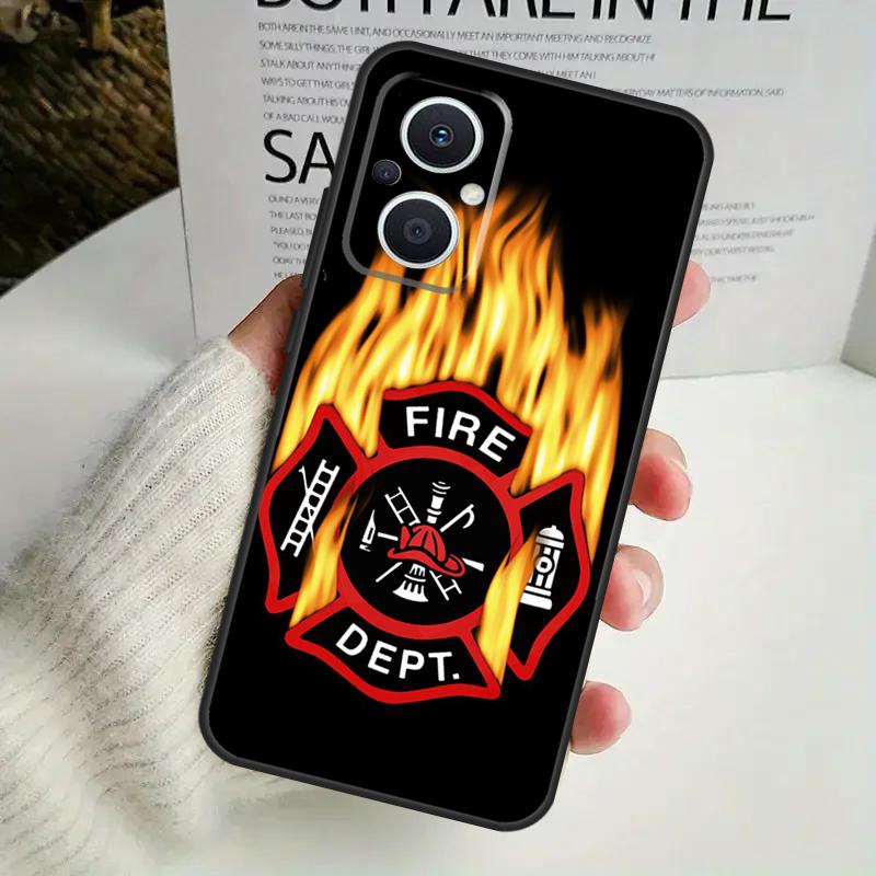 Firefighter Heroes Fireman Phone Case For OPPO Reno 8 7 Lite 8T 11 12 13 14 14F 10 Pro OPPO Find X8 X6 X5 X9 Pro Cover