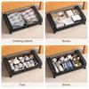 Under-Bed Storage Box with Wheels Large Capacity Dustproof Multi-Purpose Storage Container Clothes Toys Organizer with Clear Window