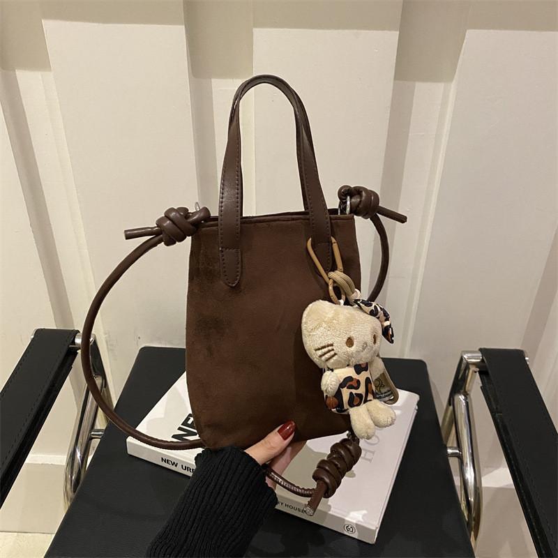 Street Trendy Style Medium Soft Square Bag For Women In Brown And Patterns Leopard