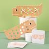Wooden Lacing Toy Educational Threading Activity Puzzles Montessori Toys Beech Wooden Educational Toy Crocodile Threading Board